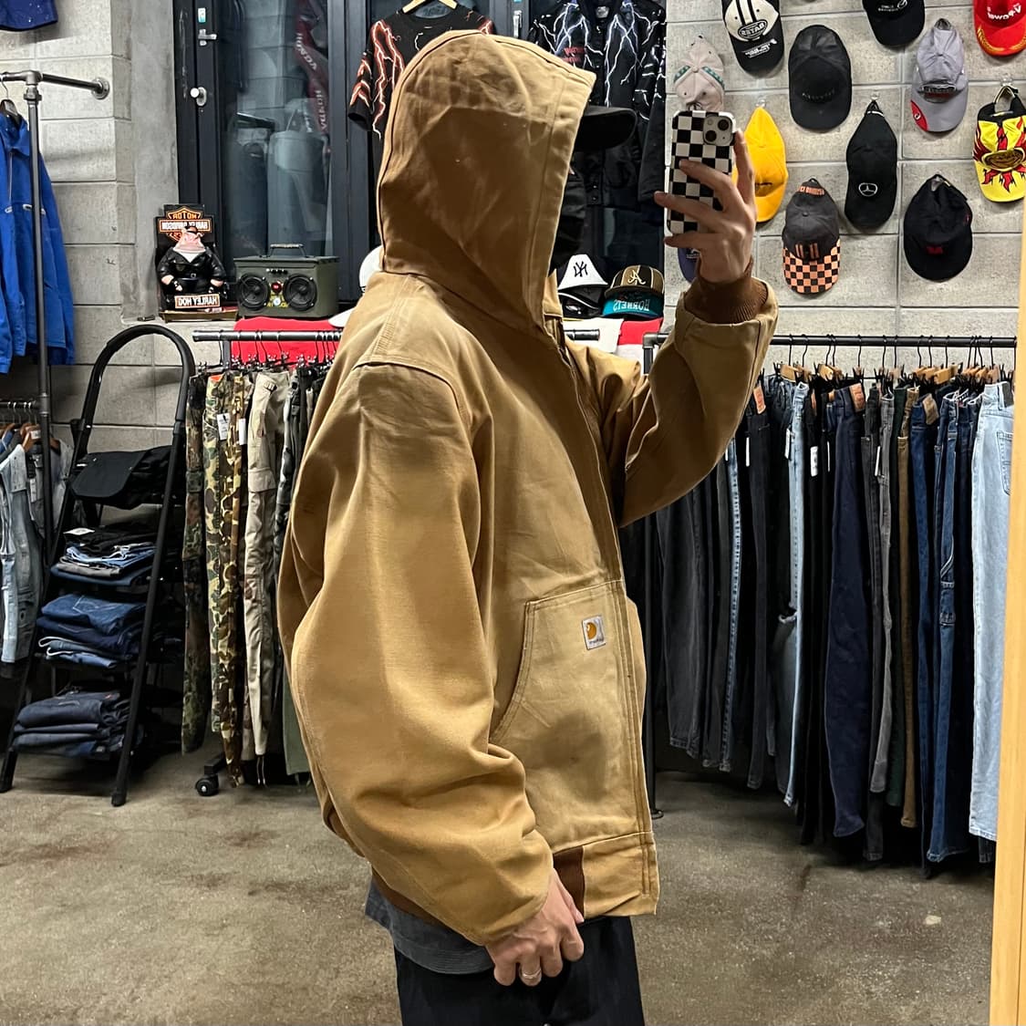 Carhartt J131 하드 페이딩 액티브 자켓 (110) 상품이미지9
