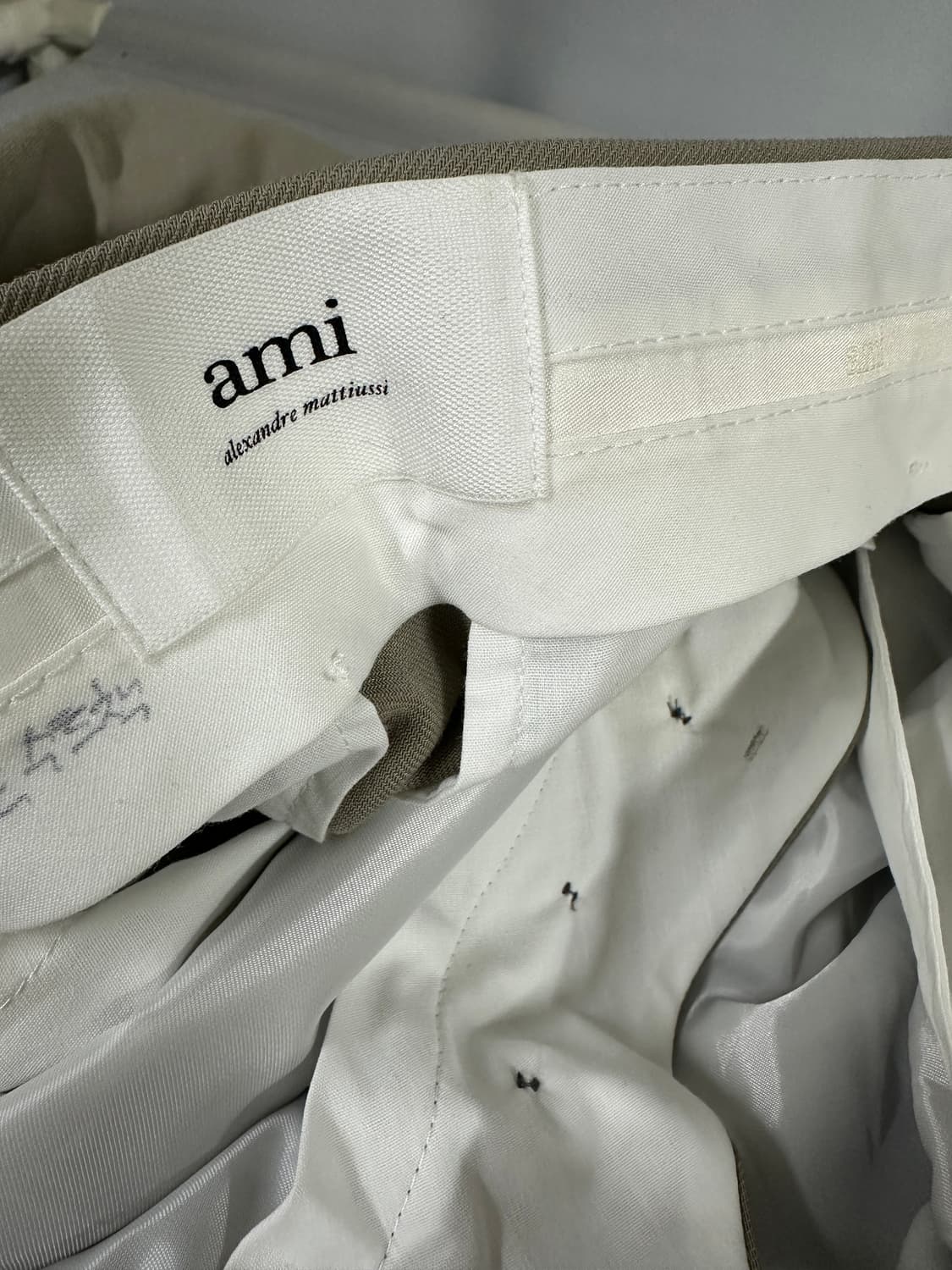 아미 와이드 레그 테일러드 트라우저 슬랙스 상품이미지3