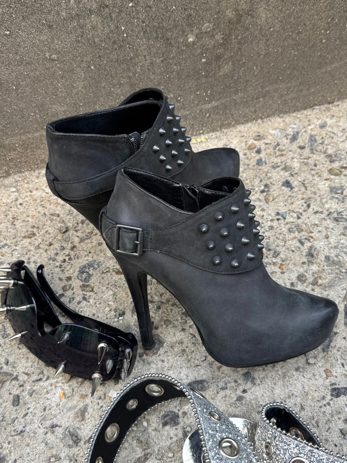ASH skull Black stud Heel  상품이미지2
