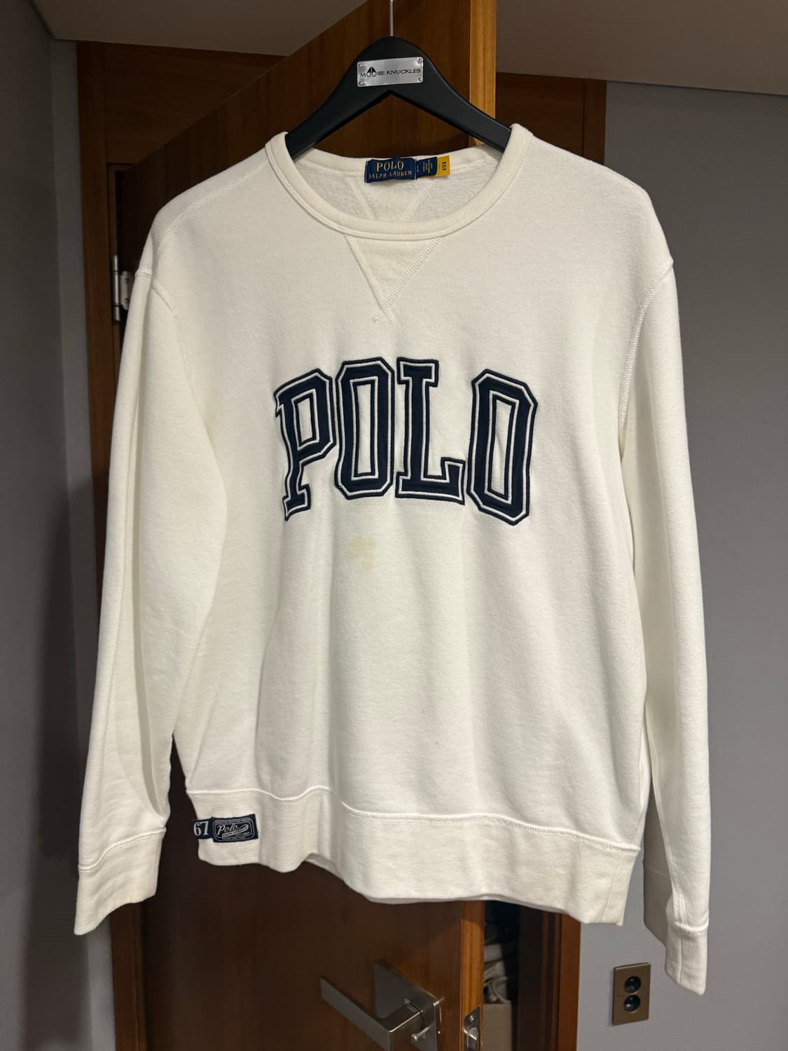 폴로 화이트 맨투맨 상품이미지2