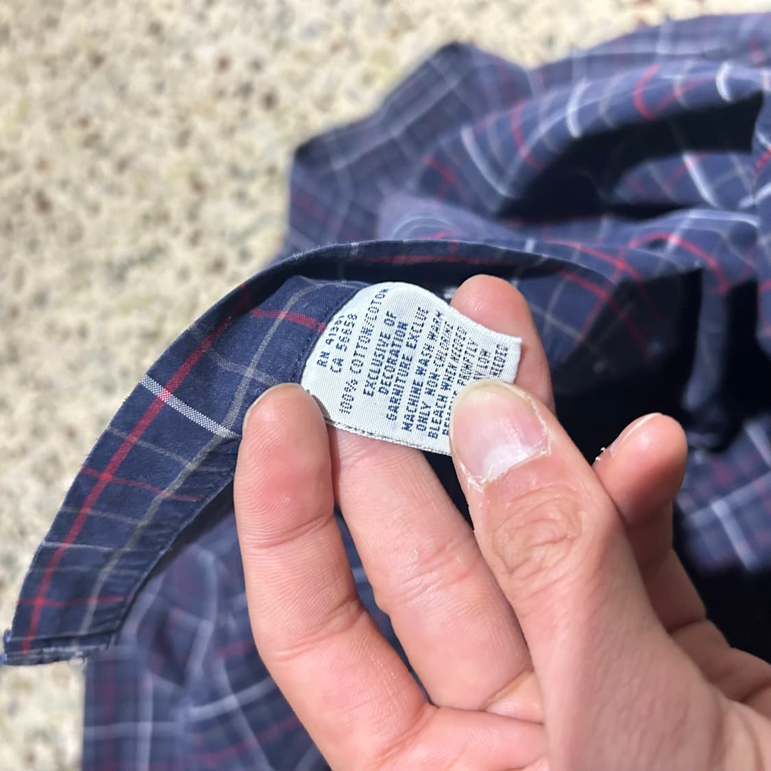 폴로 (POLO RalphLauren)네이비 체크 셔츠 상품이미지5