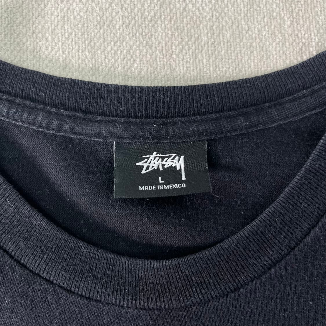 105 스투시 베이직 빅로고 롱슬리브 티셔츠 상품이미지4