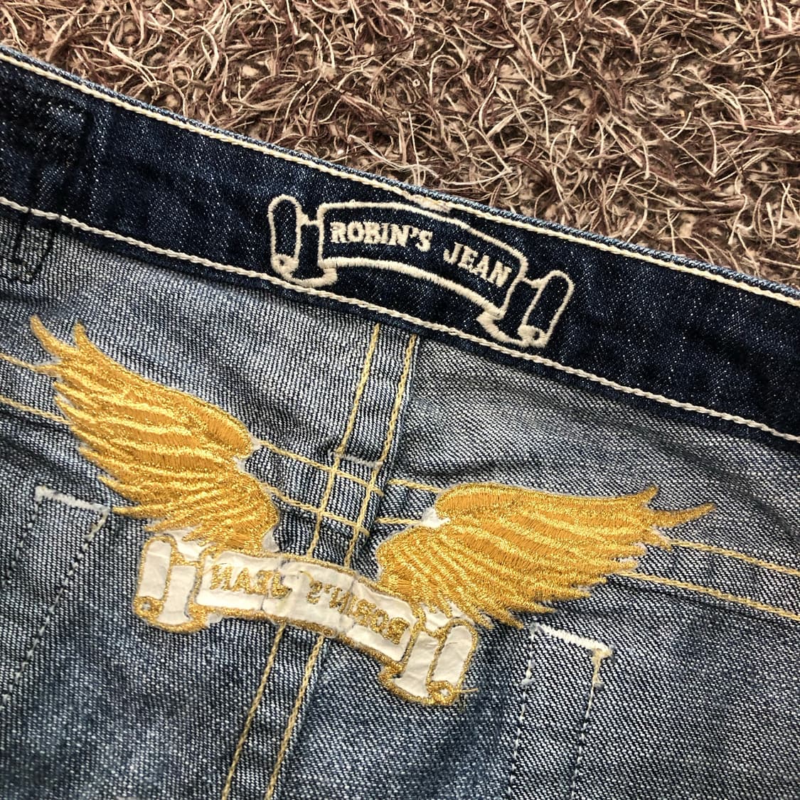 로빈스진 부츠컷 워싱 데님 팬츠 상품이미지6