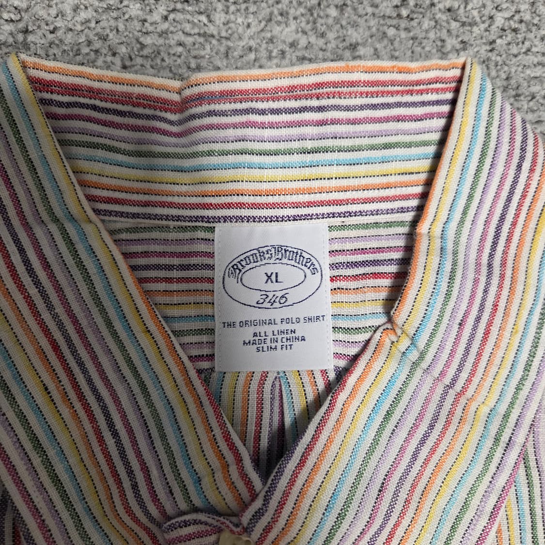 Brooks Brothers 브룩스 브라더스 린넨셔츠 XL-2XL 상품이미지4