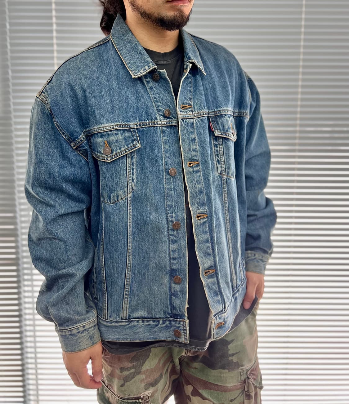 리바이스 데님 트러커 자켓 중청  105  상품이미지3