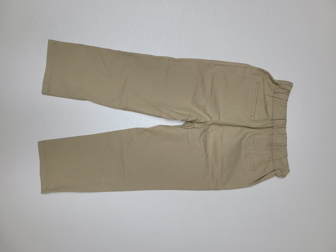 미쏘 MIXXO 여자 허리밴딩 면바지 28베이지 상품이미지9