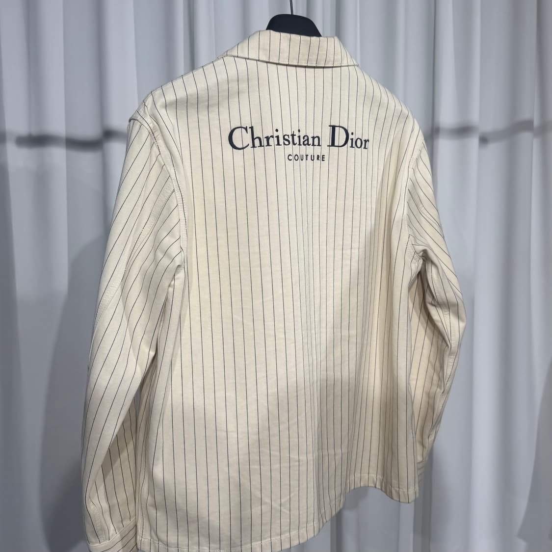 [정품] 디올 꾸뛰르 스트라이프 로고 자수 셋업 상품이미지2