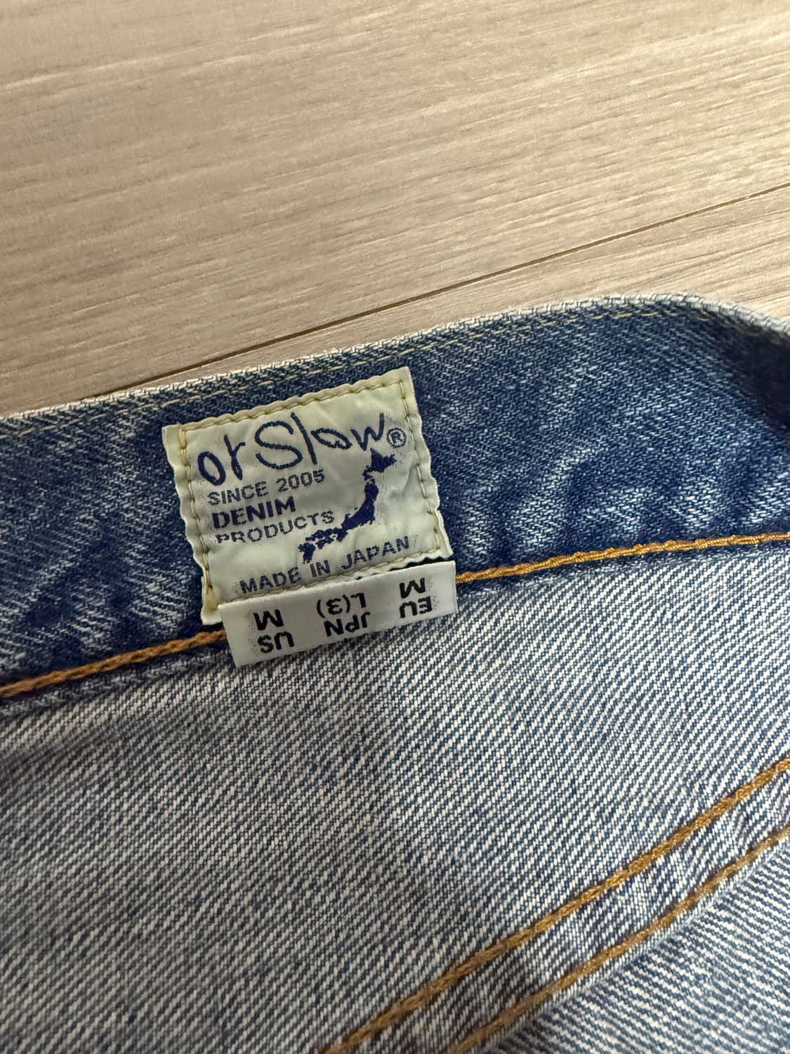 orslow 오어슬로우 105 2 years 3사이즈 노수선 상품이미지2