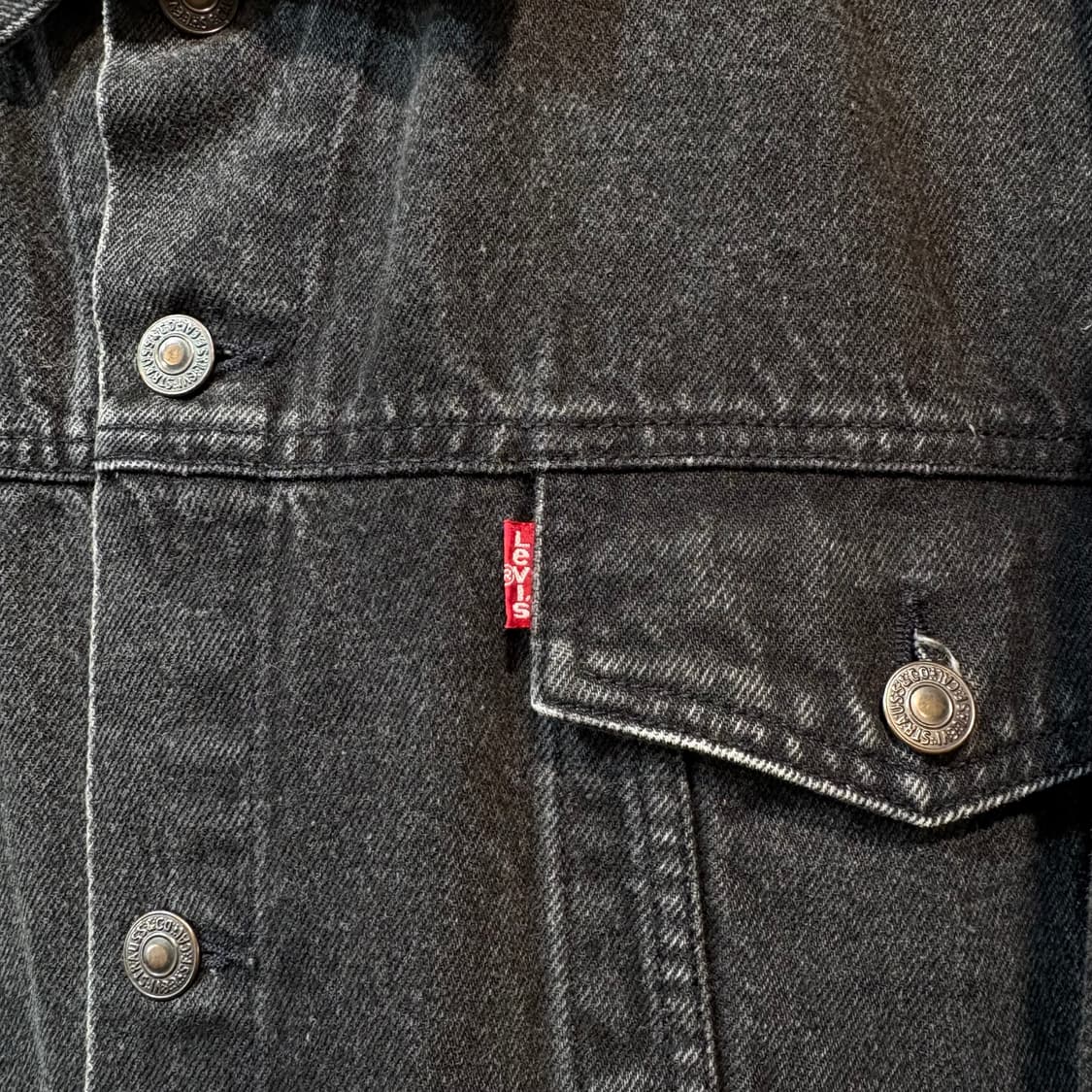 [XL] LEVI's 리바이스 90‘s 빈티지 흑청 자켓 상품이미지2