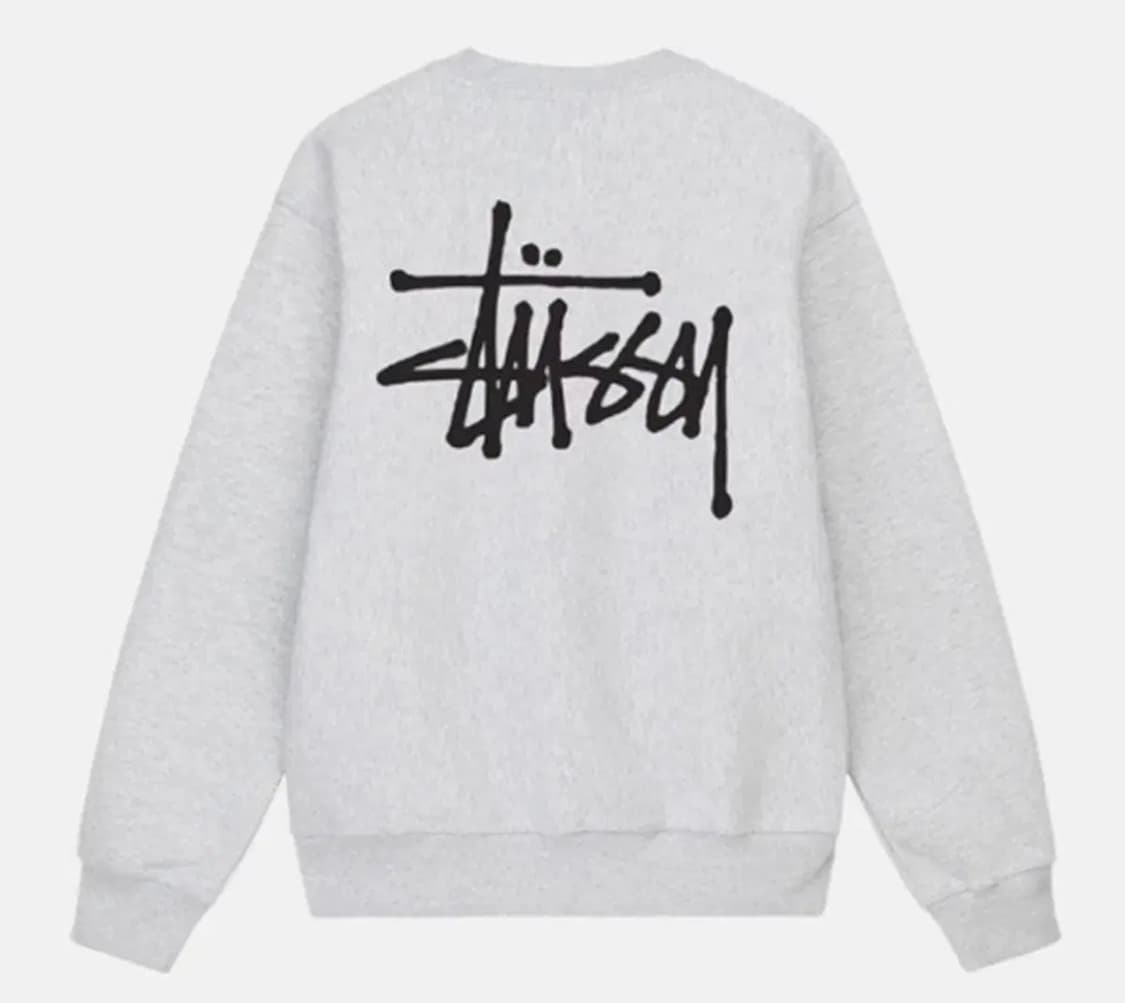 [새상품/정품]스투시 베이직 기모 맨투맨 남녀공용 3color 상품이미지3