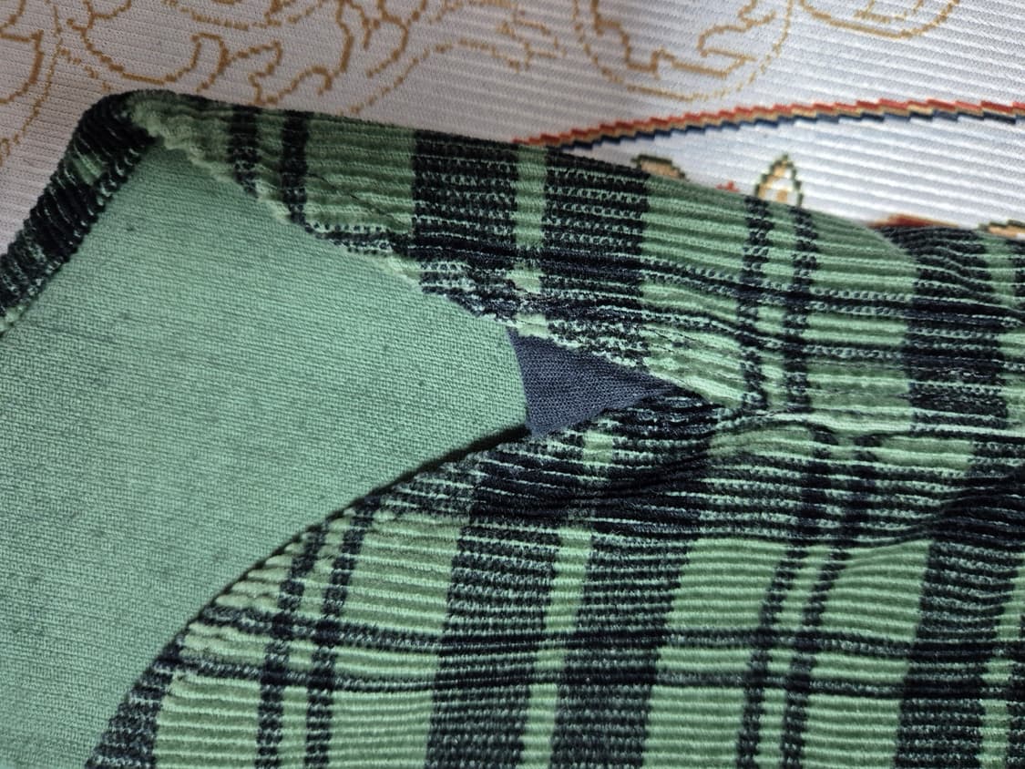 폴로 더블알엘 코듀로이 체크 셔츠/M 상품이미지8