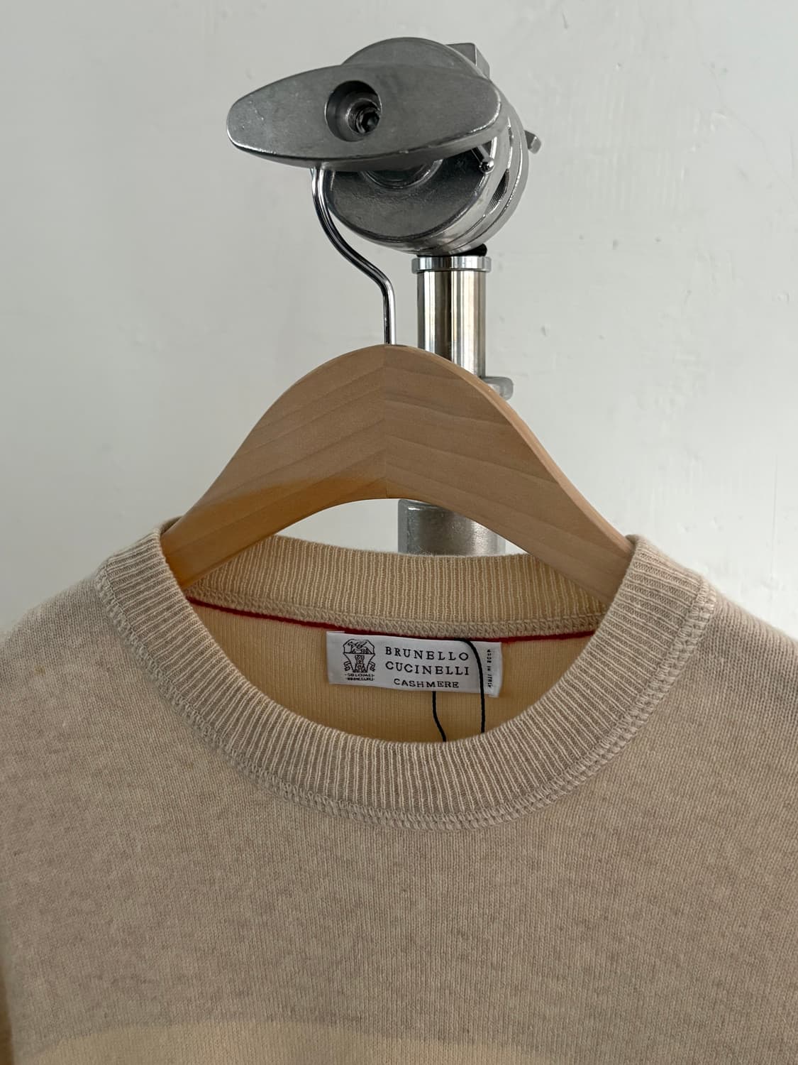 Brunello Cucinelli 브루넬로 쿠치넬리 캐시미어 단가라 니트 상품이미지2