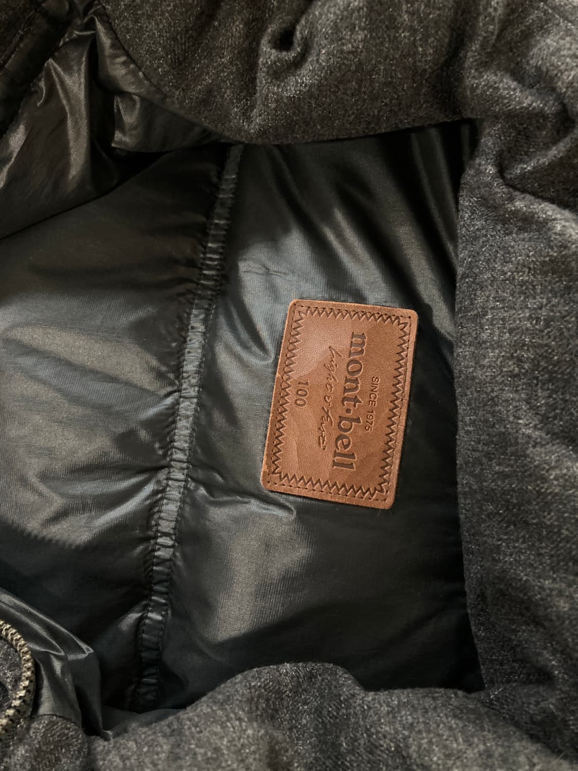 몽벨 구스 패딩 후드 조끼 100 상품이미지5