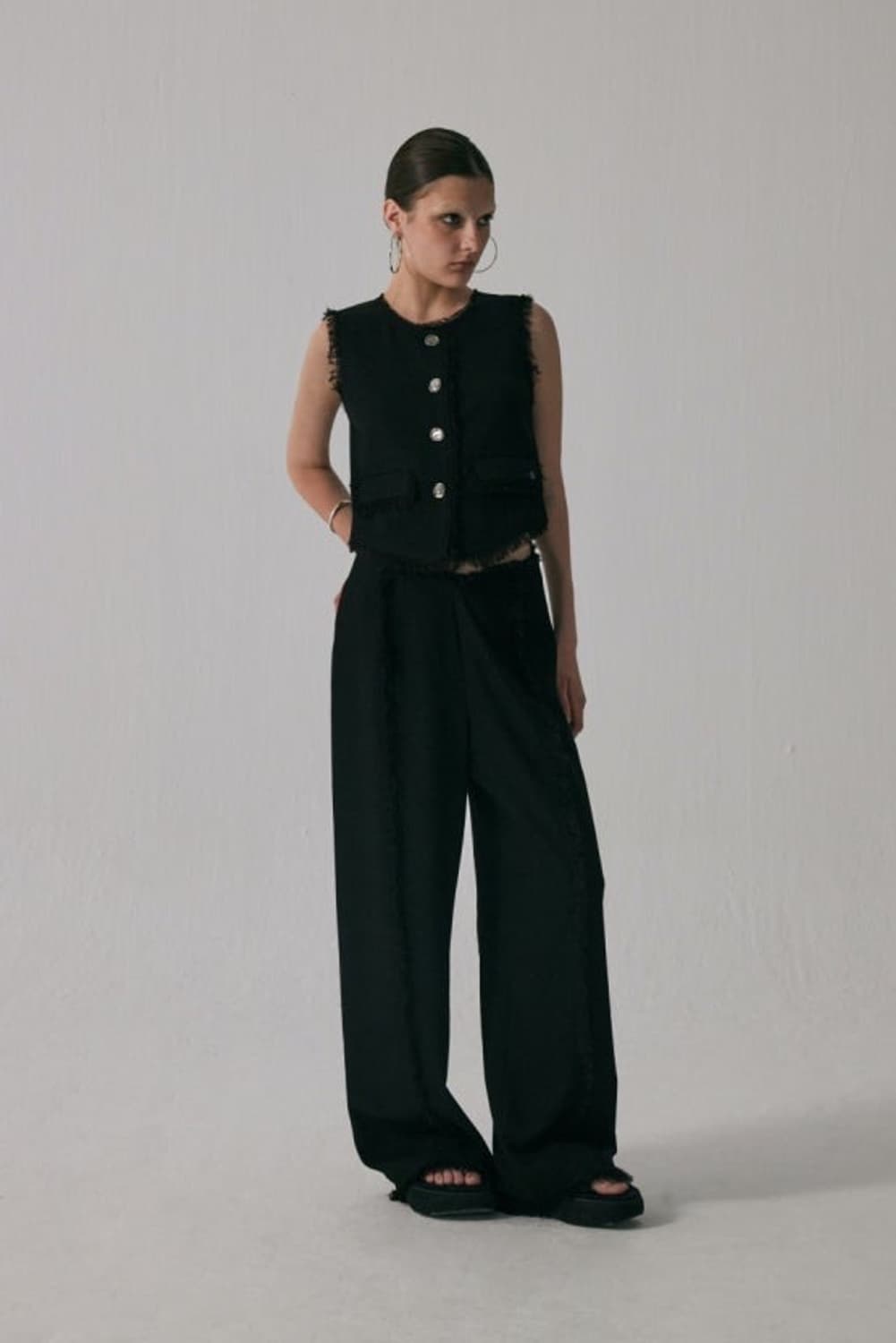 트리밍버드 와이드 슬랙스 상품이미지1