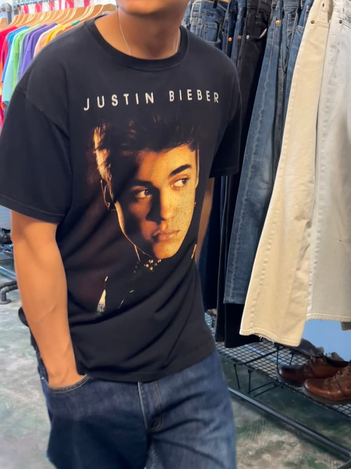 10's [L] 저스틴비버 Believe Tour 2012 투어 머천 티 상품이미지3