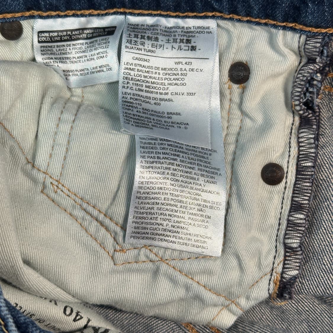 리바이스 511 가죽 패치 W32 터키산 2016 상품이미지7