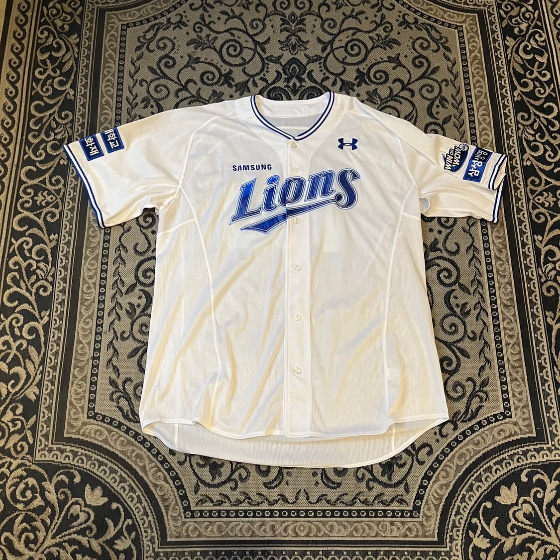 언더아머 삼성라이온즈 실착 유니폼/W2289 상품이미지1