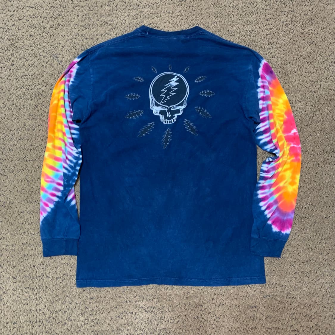 The greatful dead 롱슬리브 타이다이 티셔츠 (M) 상품이미지5