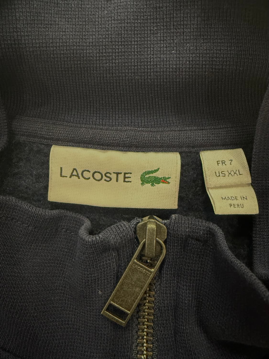 (XXL) (110) 라코스테 하프집 스웨터 상품이미지3