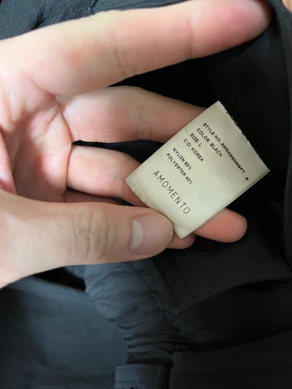 (L)아모멘토 24ss 립스탑 퍼티그 팬츠 상품이미지5