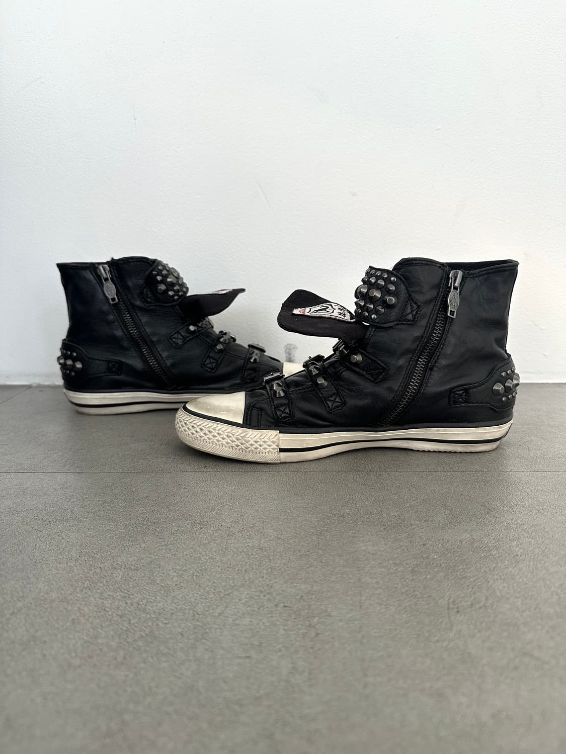 Ash 보아퍼 스터드 버클 레더 하이탑 상품이미지6