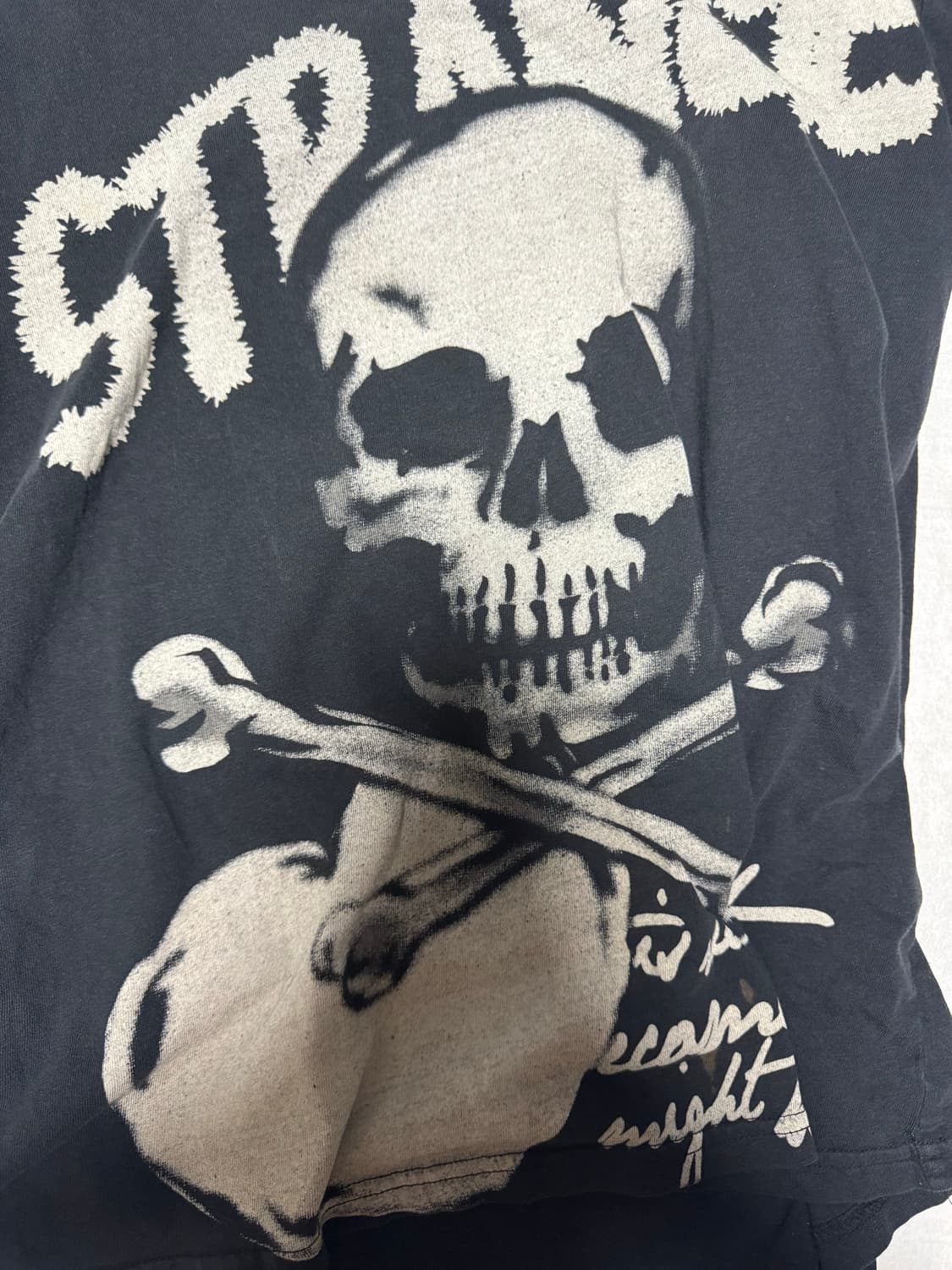 “Dig Deep” Skull Design Punk T-shirt 상품이미지4