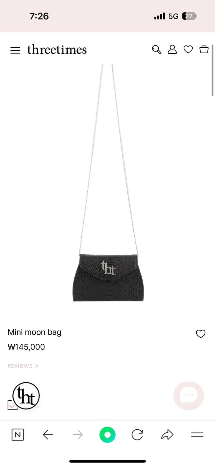 쓰리타임즈 미니문백 상품이미지1