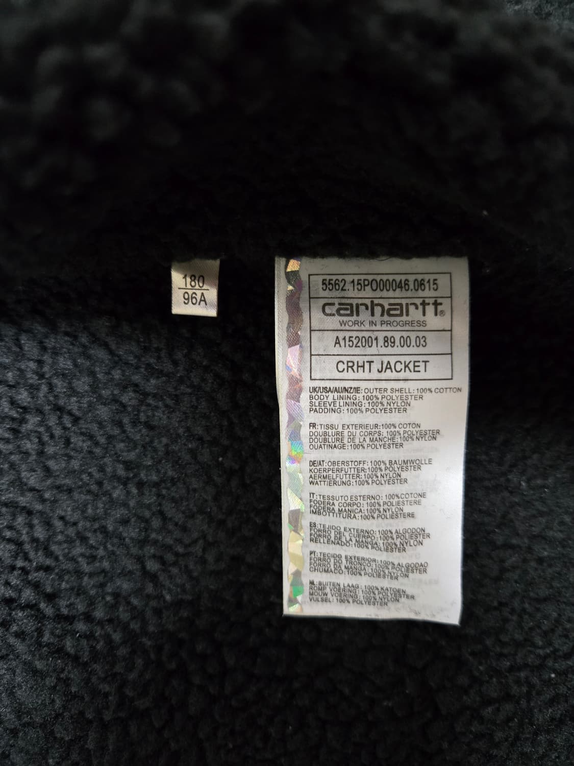 칼하트 CRHT 네이비 코치 점퍼  워크덱 자켓 상품이미지10