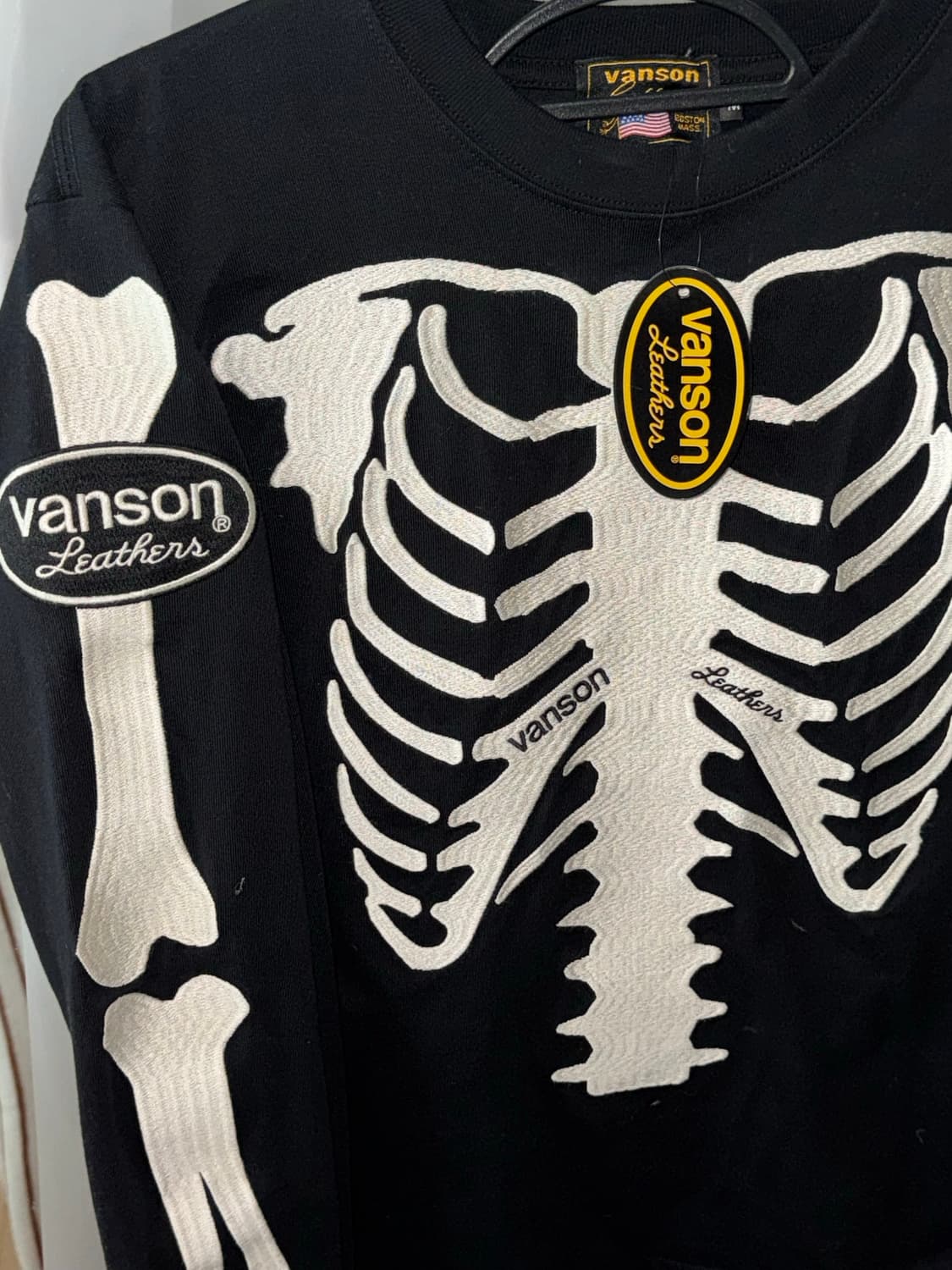 Vanson 밴슨 본 롱슬리브 긴팔 티셔츠 상품이미지1