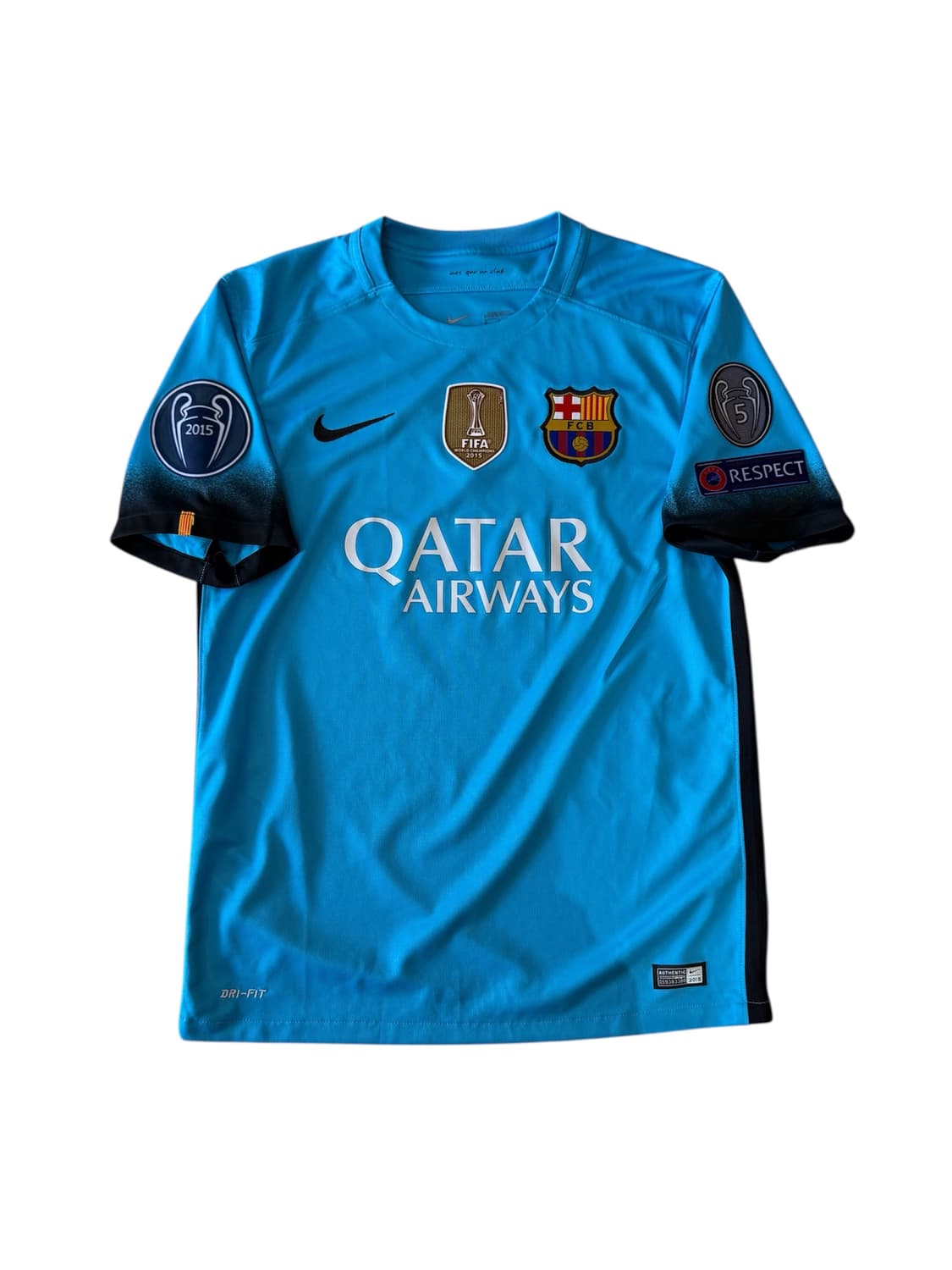 [M/100]15-16 바르셀로나 써드 메시 유니폼 658789-426 상품이미지2