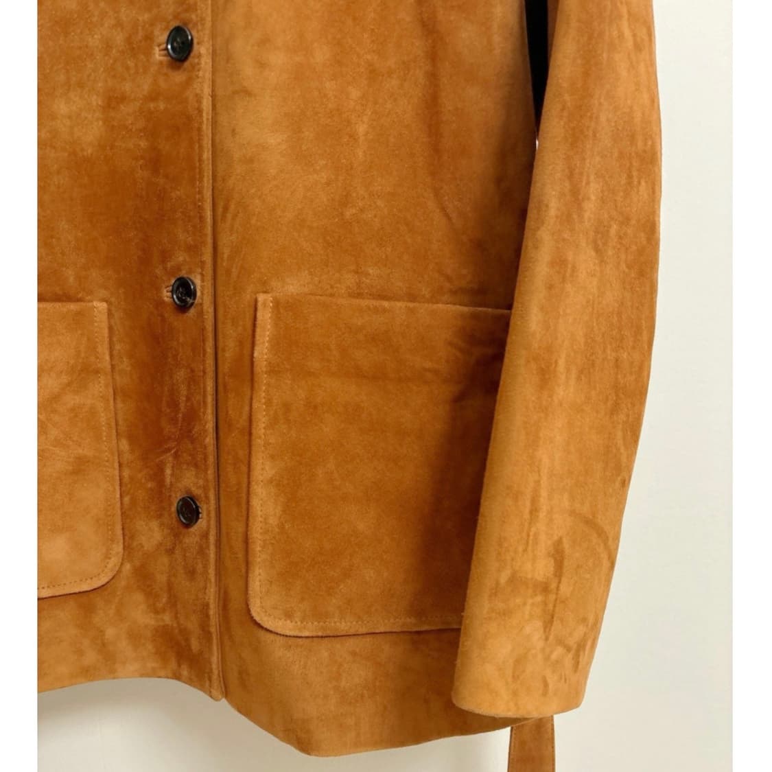 베르가못 고트 가죽 자켓 브라운컬러 새상품 상품이미지8