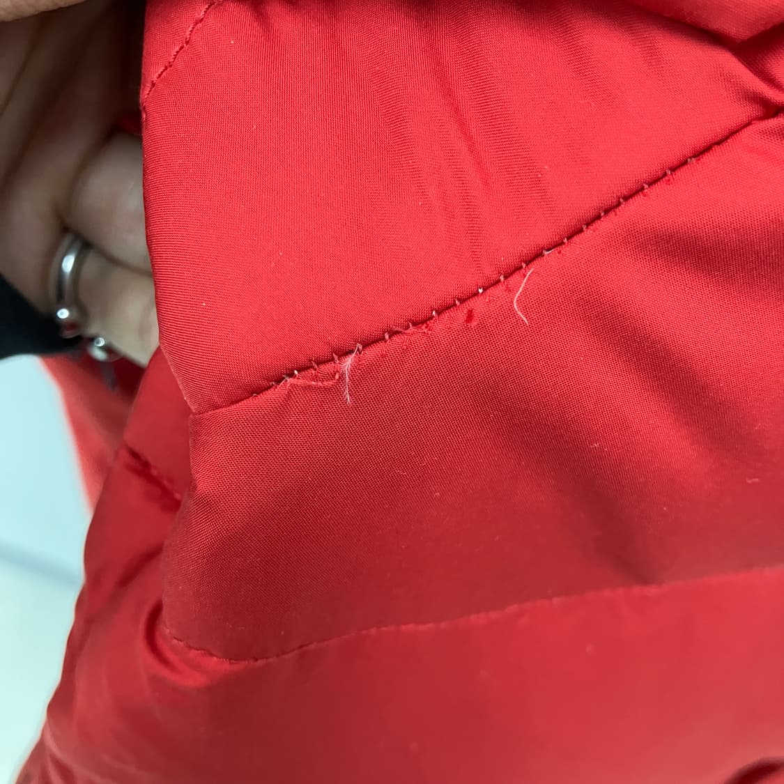 폴로 랄프로렌 레드 다운 패딩 점퍼 XL 상품이미지8