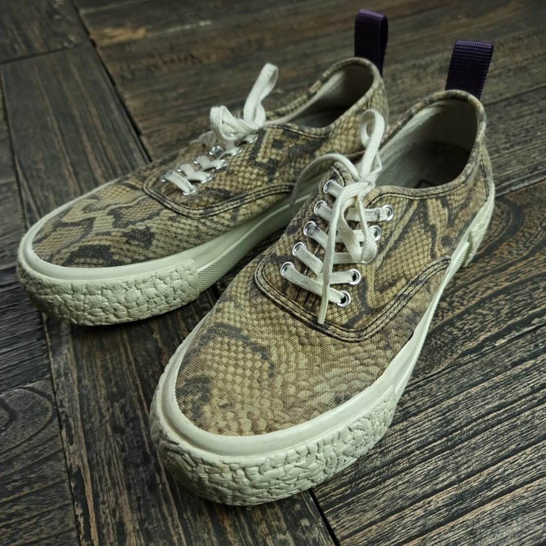 [에이치앤엠 X 이티스] 스네이크 스킨 파이톤 뱀피 스니커즈 M20152 상품이미지1