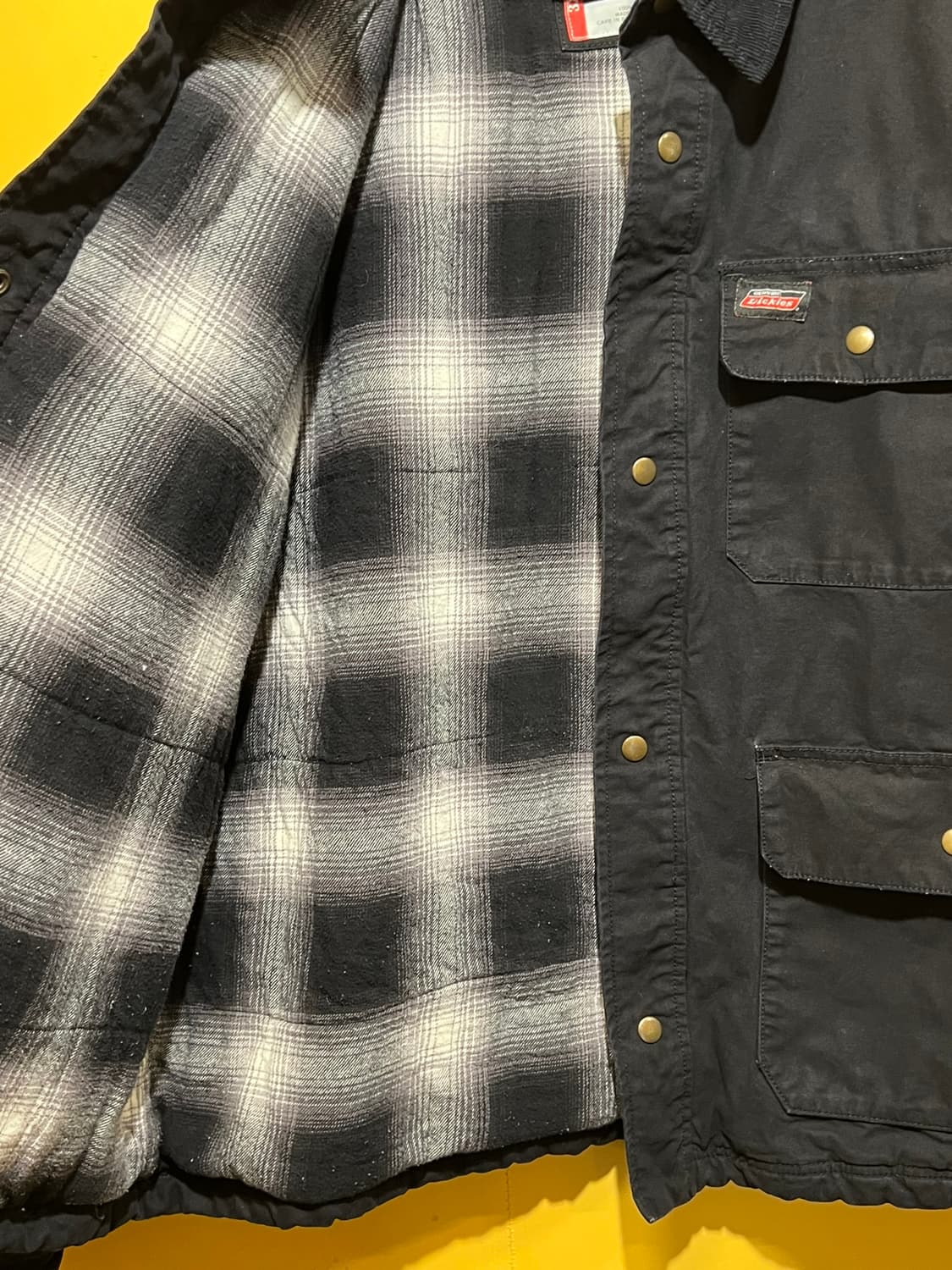 00s [3XL] 디키즈 플란넬 라이닝 헤비웨이트 덕 워크 자켓 상품이미지7