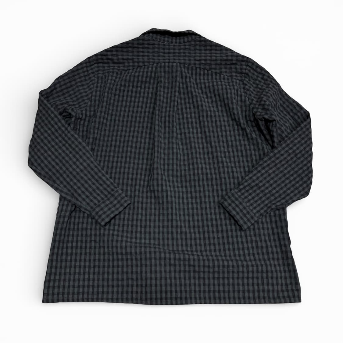M 라퍼지스토어 먹색 체크셔츠 상품이미지2
