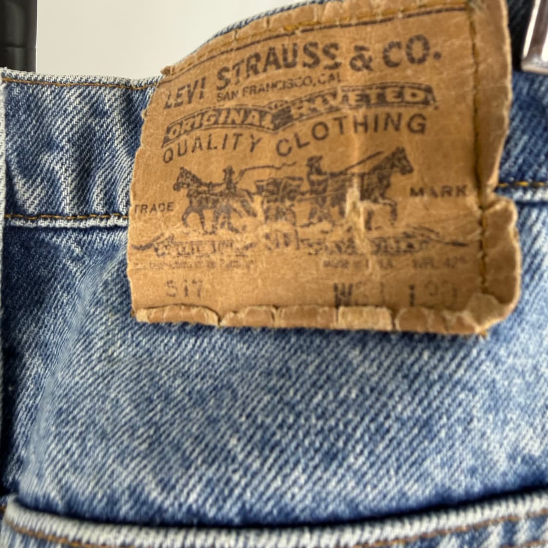 Levi's]80's 리바이스 517 오렌지탭 38x30 USA 상품이미지5