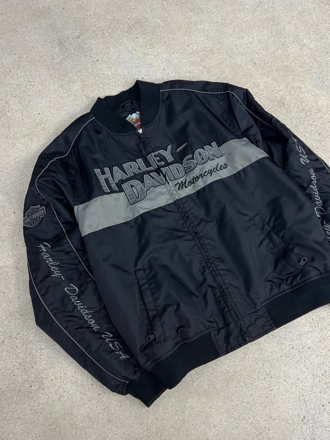 할리데이비슨 빅로고 봄버 자켓 상품이미지2