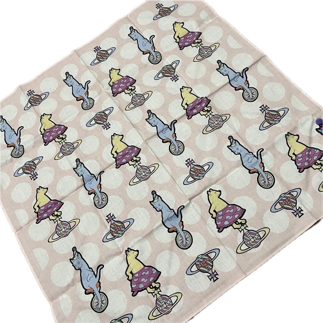 Vivienne Westwood 비비안 웨스트우드 미니스카프 손수건 핑크 상품이미지4