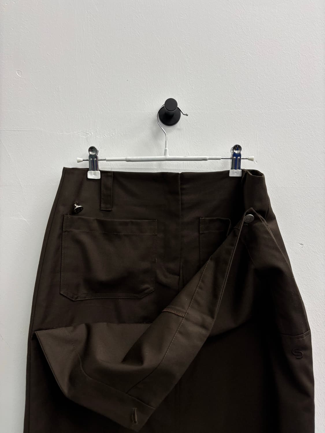 CERRIC 세릭 사이드 버튼 포인트 롱 스커트 상품이미지3