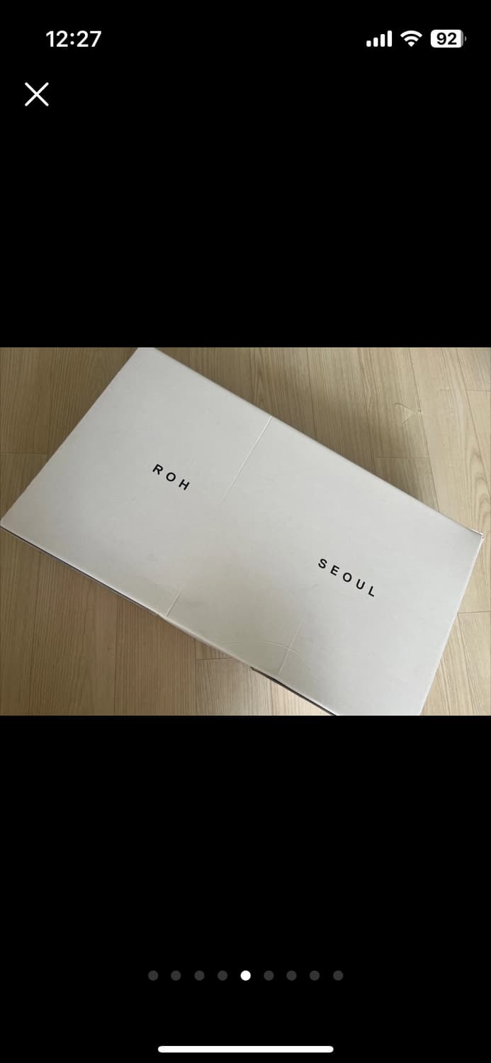 ROH SEOUL 로서울 와이드 롱 부츠 블랙 235 새상품 상품이미지5
