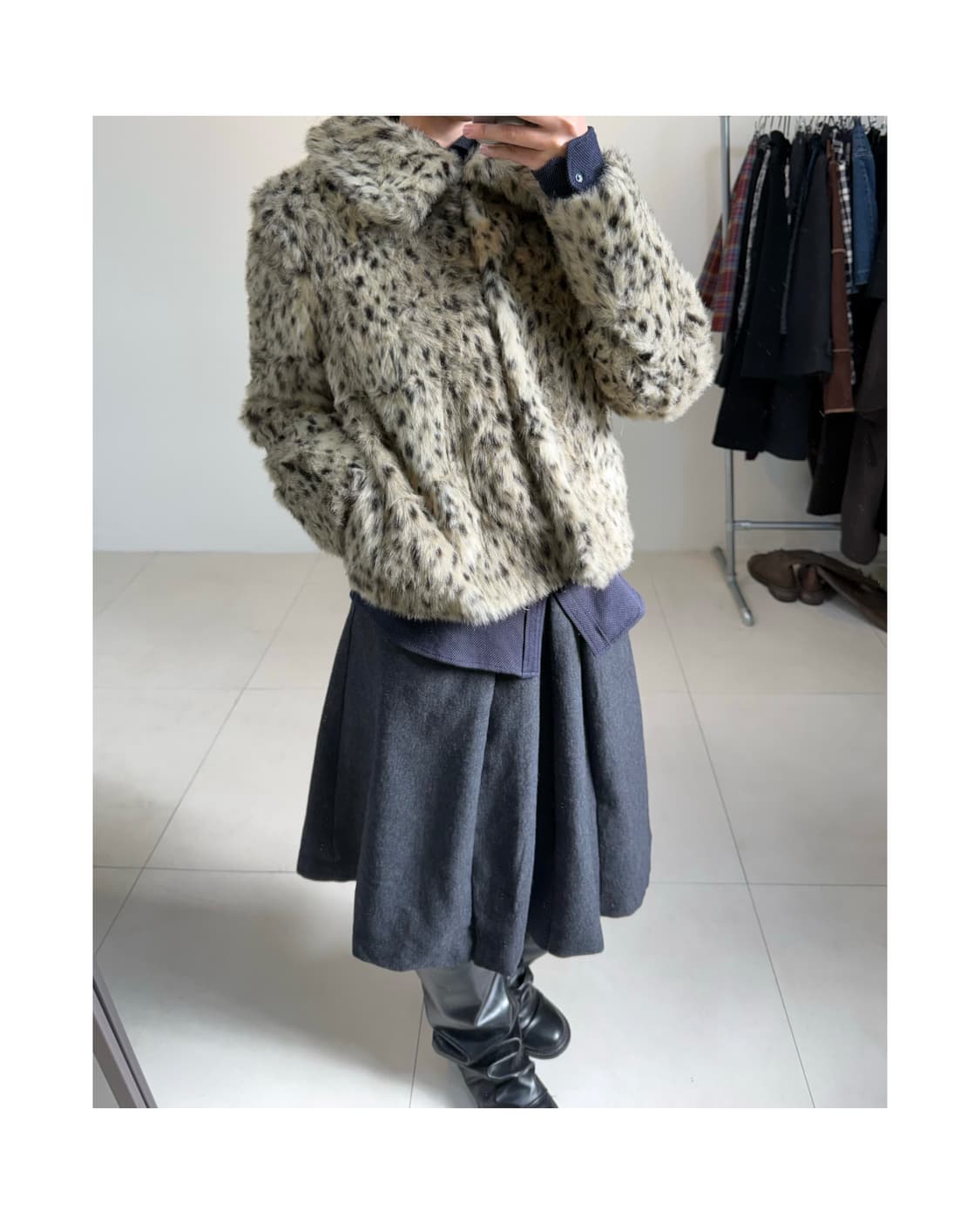 Comme ca ism 퍼 자켓 상품이미지1