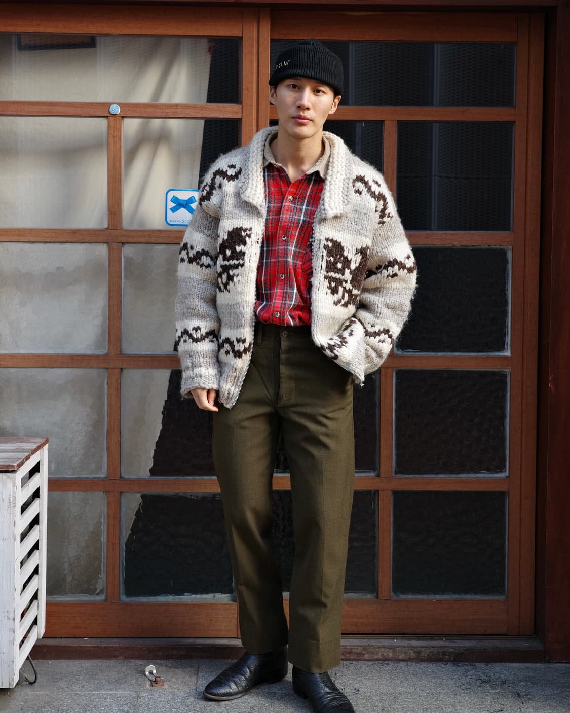 vintage cowichansweater jacket 상품이미지7