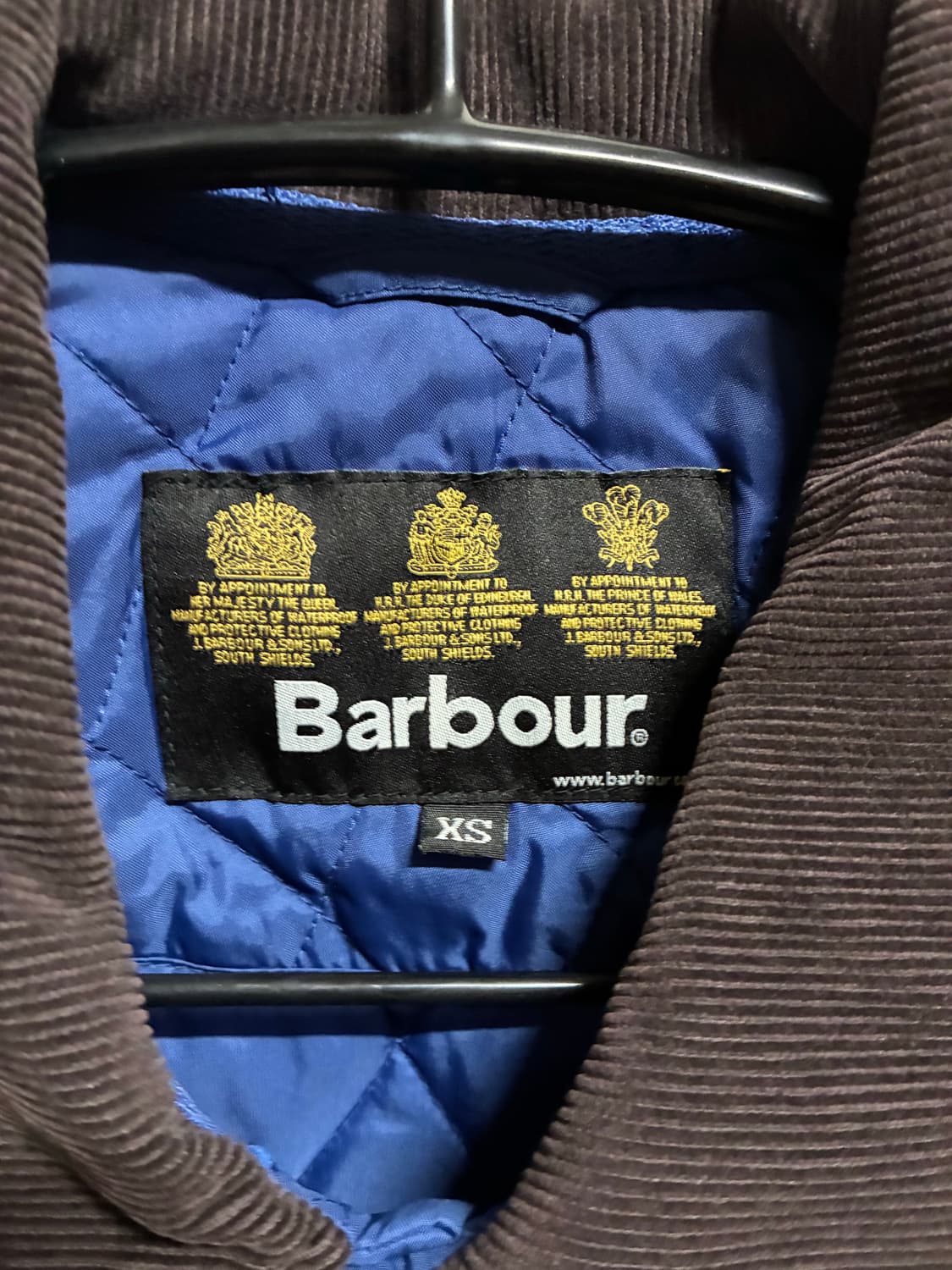 [새상품] 바버 퀄팅 자켓 L/100 상품이미지3