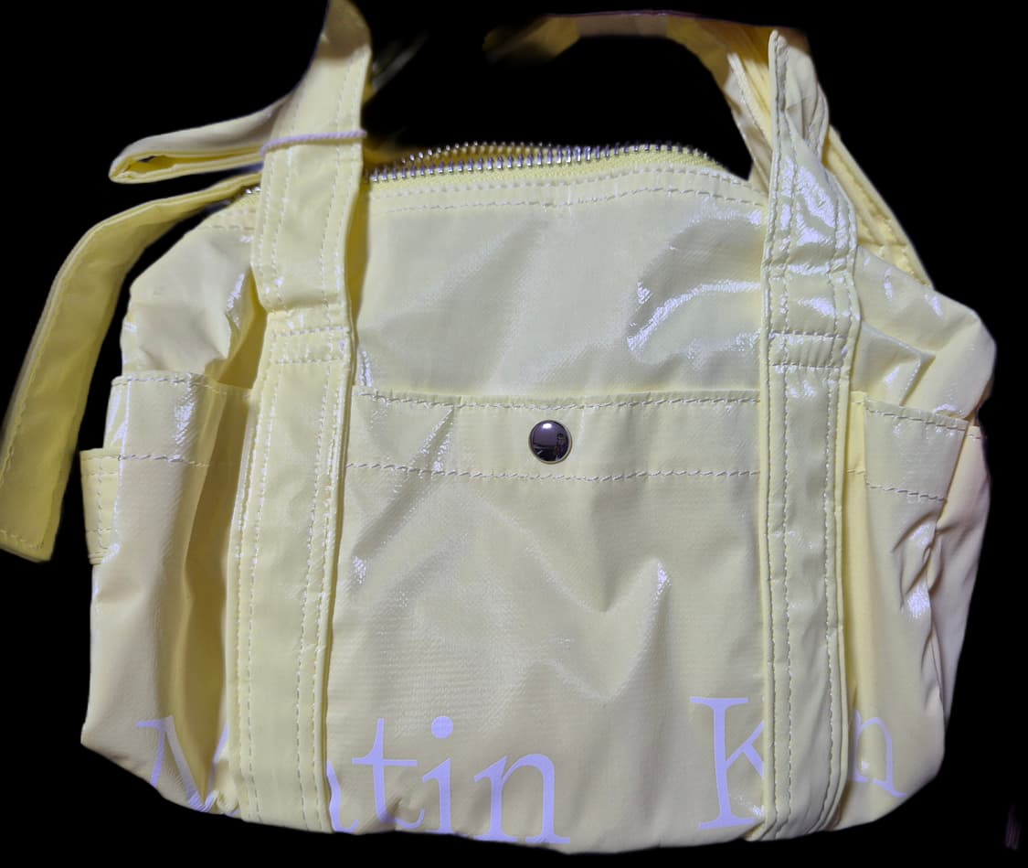 (새상품) 마뗑킴 미니 더플백 라이트 핑크 / 옐로우 상품이미지3