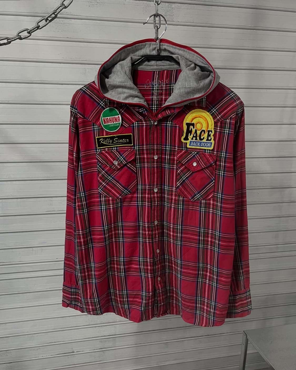 Oval Dice layered hood shirt 상품이미지2