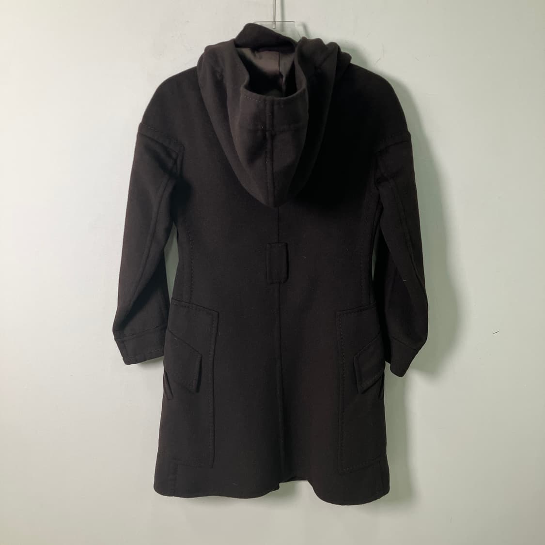 막스마라 스포츠막스 브라운 후드 하프 코트  상품이미지2