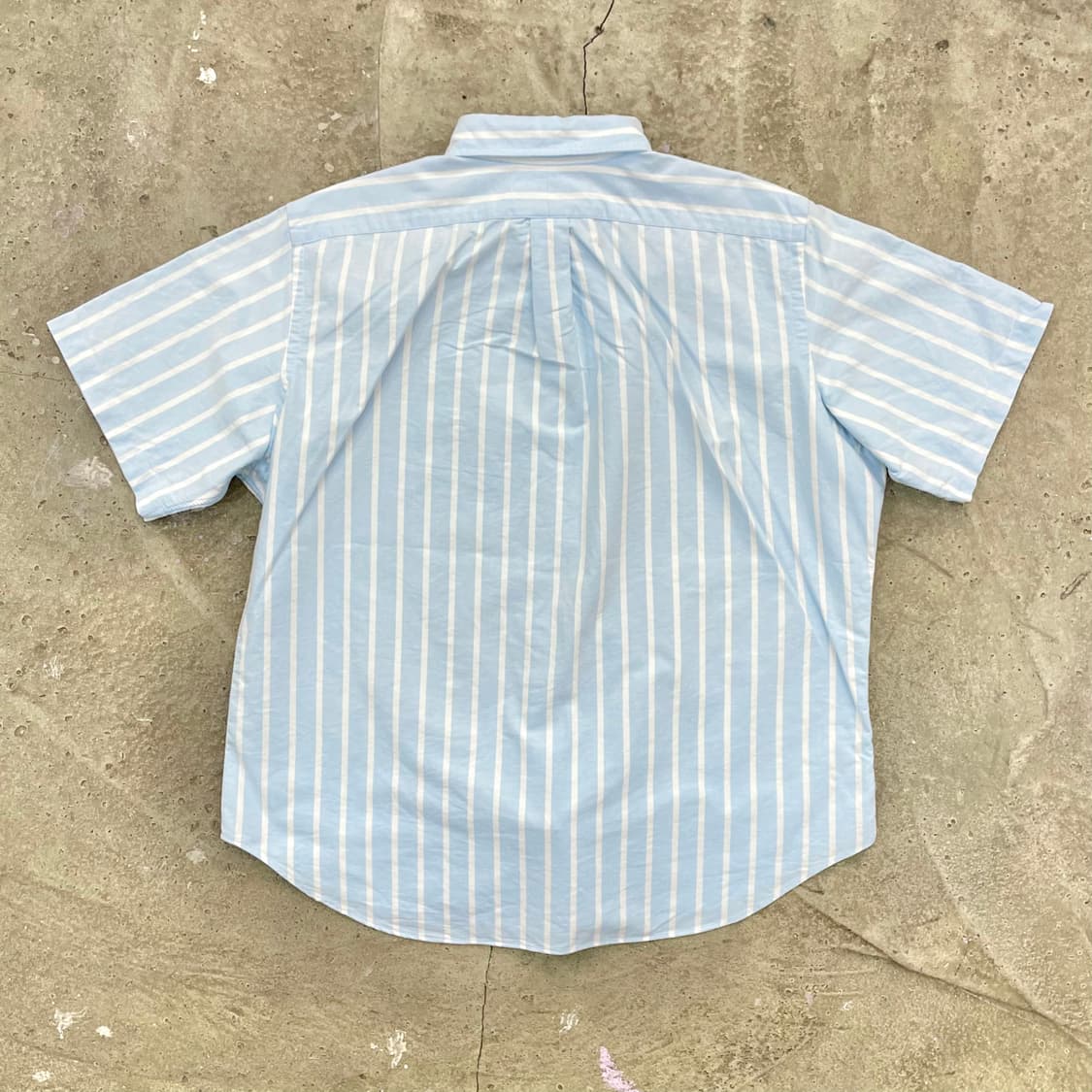 90's 폴로 OCBD 1/2 셔츠 XL 상품이미지2