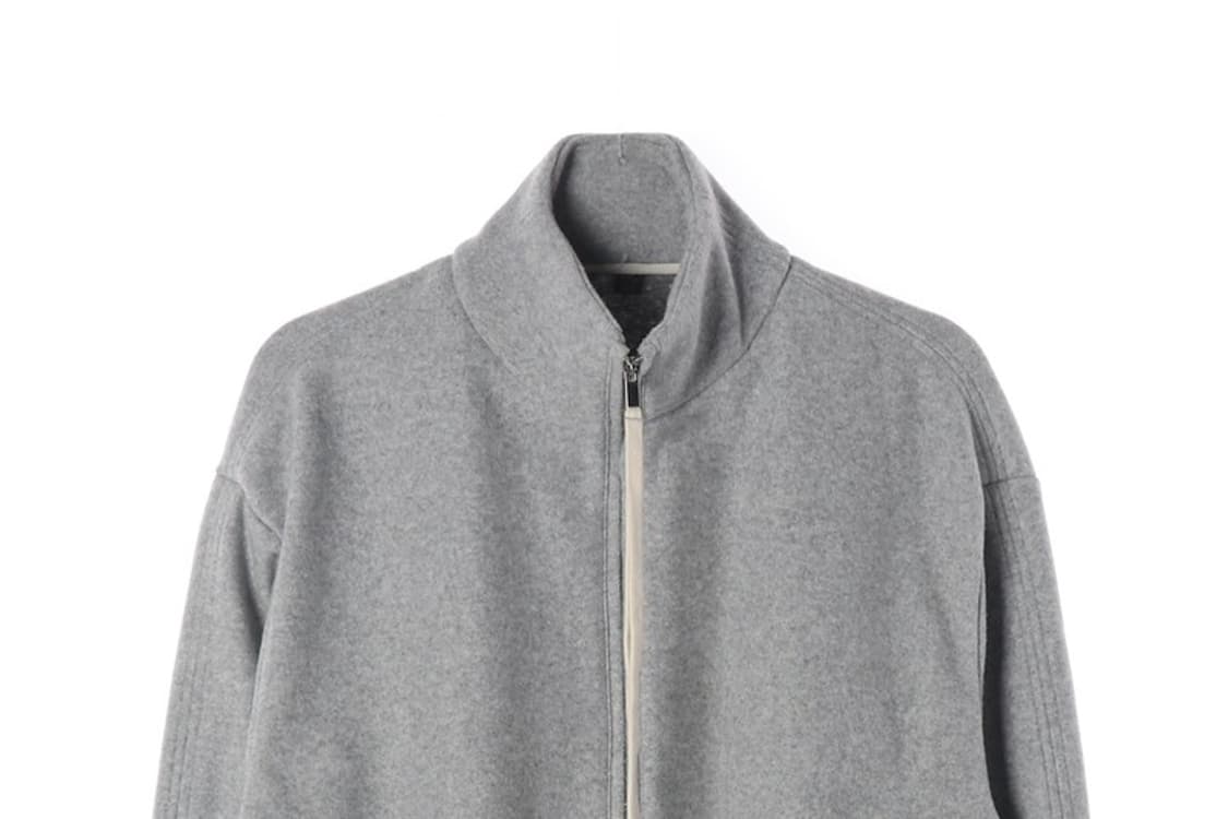 ZARA 그레이 크롭 플리스 하이넥 집업 자켓 S 상품이미지3