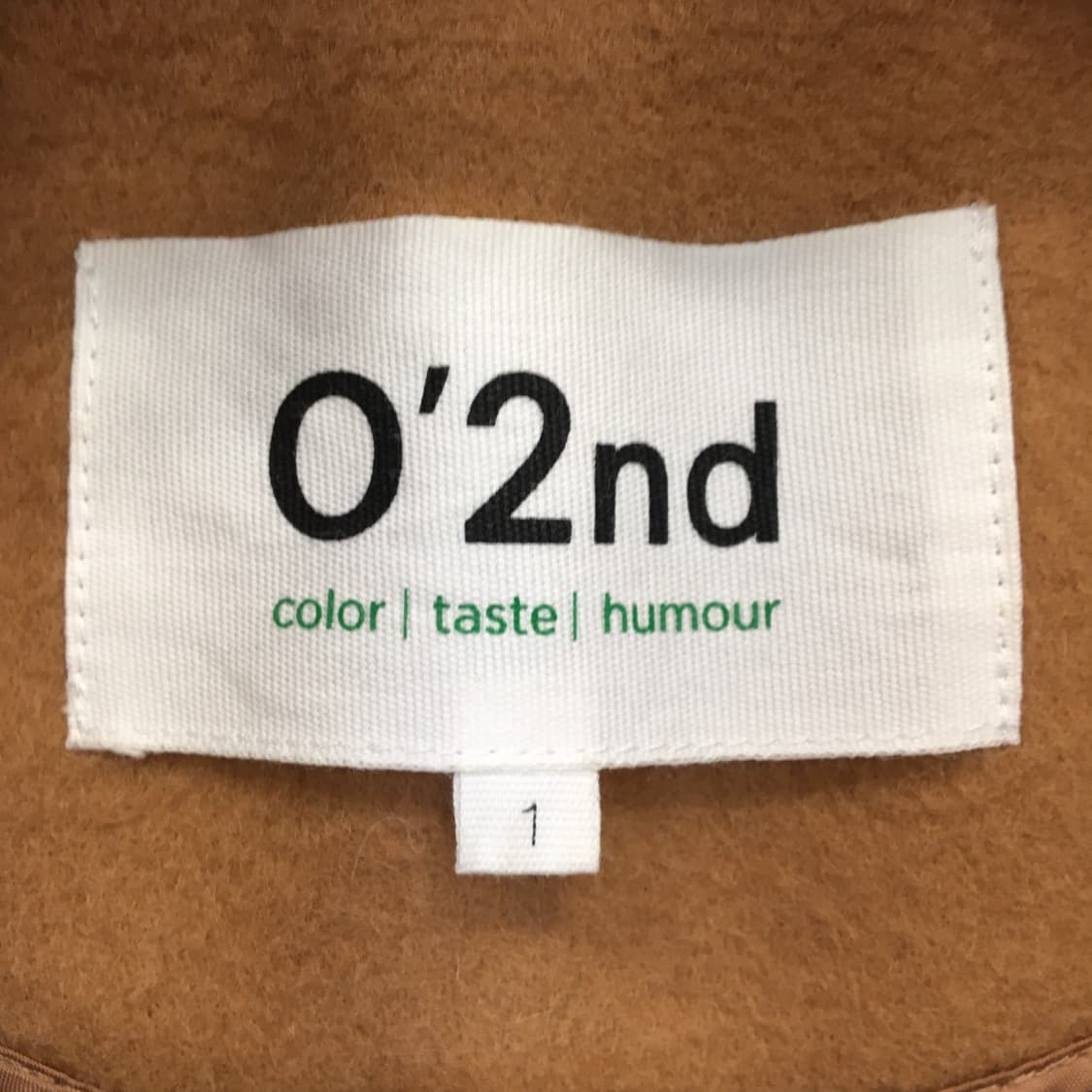 오즈세컨 캐시미어 울 후드코트 55 카멜브라운  상품이미지5