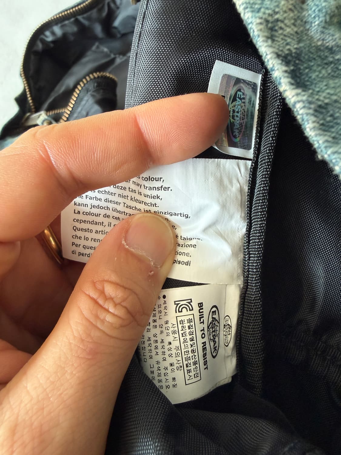 이스트팩(EASTPAK) 데님 백팩 상품이미지10